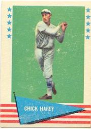 1961 Fleer #39 Chick Hafey