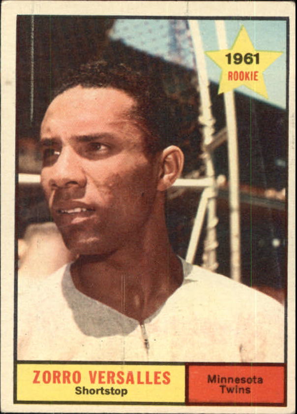 1961 Topps #21 Zorro Versalles/UER RC/First name should/be Zoilo