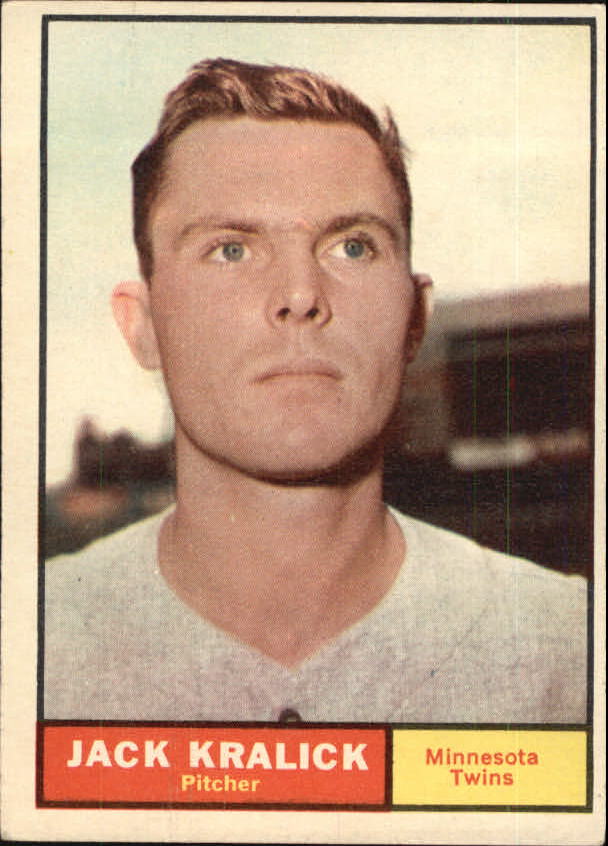 1961 Topps #36 Jack Kralick RC