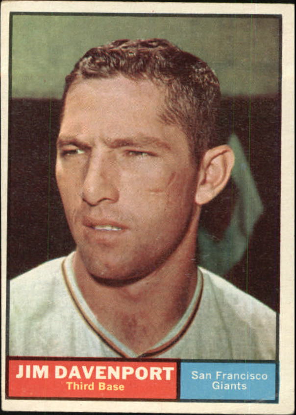 1961 Topps #55 Jim Davenport