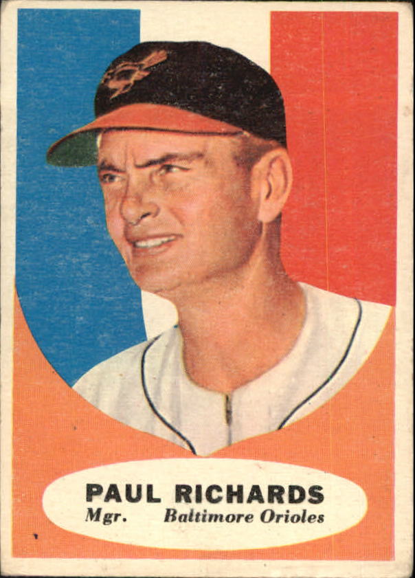 1961 Topps #131 Paul Richards MG