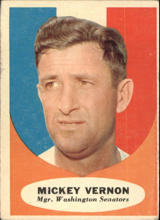 1961 Topps #134 Mickey Vernon MG
