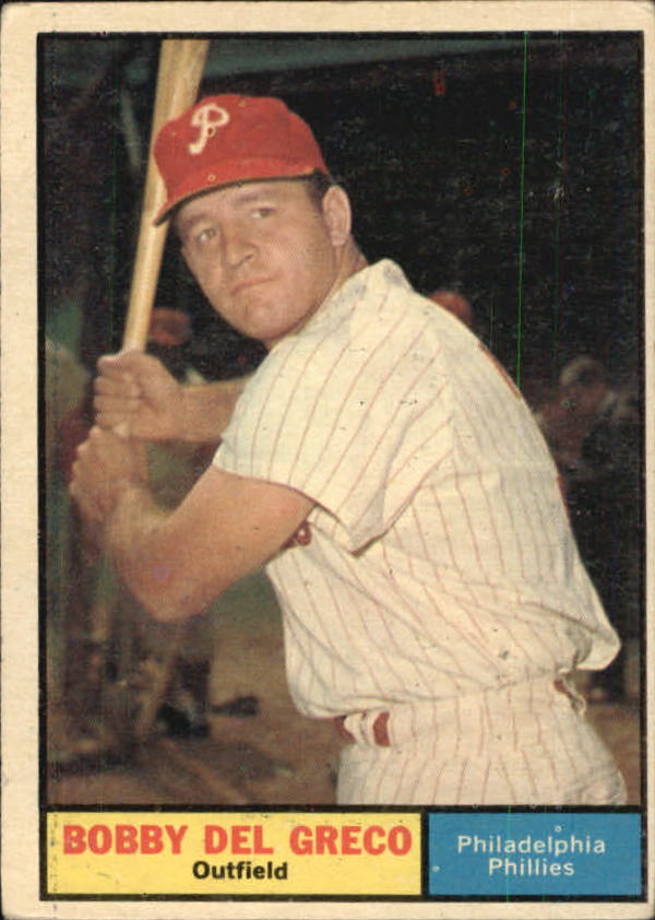 1961 Topps #154 Bobby Del Greco