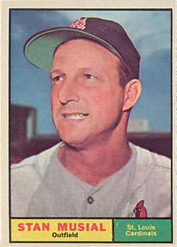 1961 Topps #290 Stan Musial