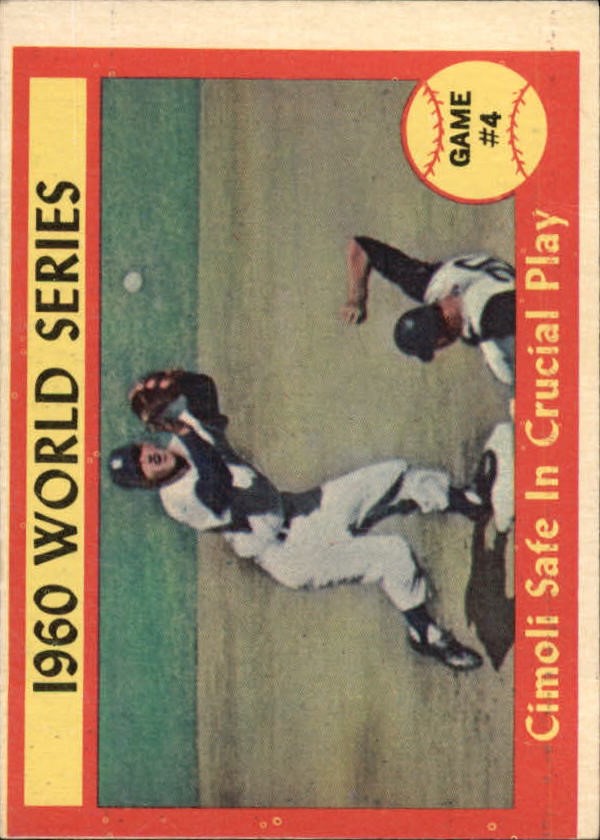 1961 Topps #309 World Series Game 4/Gino Cimoli