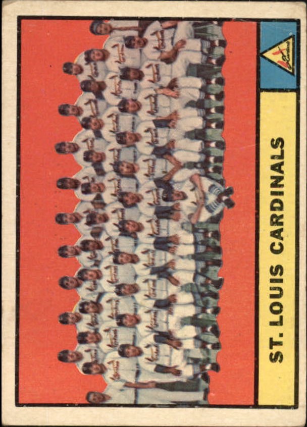 1961 Topps #347 St. Louis Cardinals TC