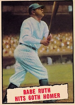 1961 Topps #401 Babe Ruth 60th HR