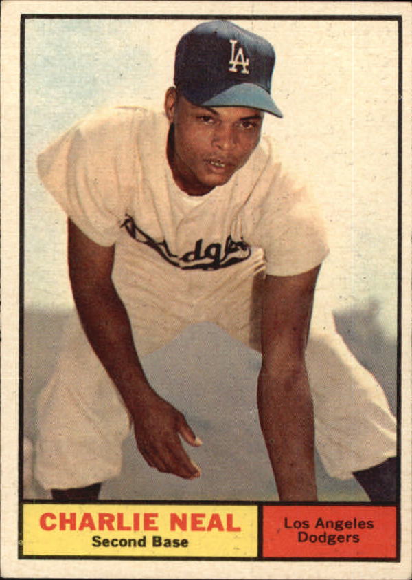 1961 Topps #423 Charlie Neal SP