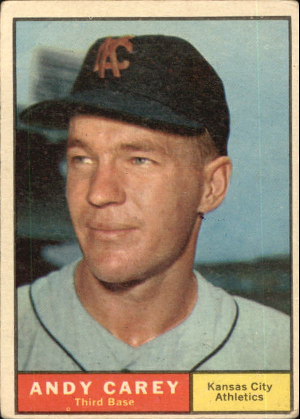 1961 Topps #518 Andy Carey