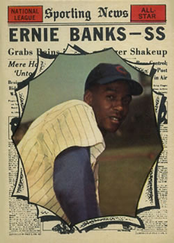 1961 Topps #575 Ernie Banks AS