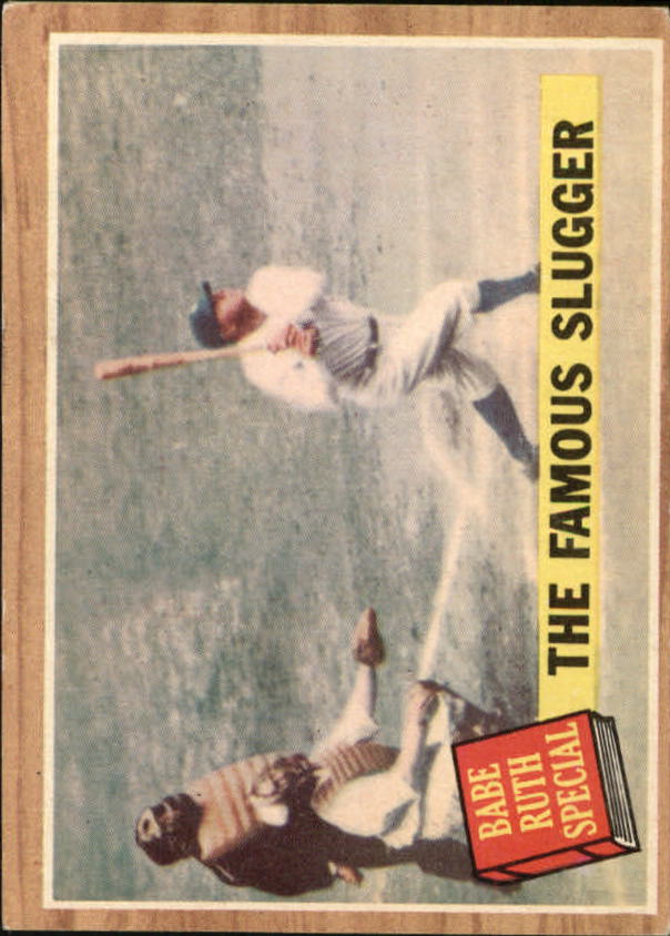 1962 Topps #138 Babe Ruth Special 4/The Famous Slugger