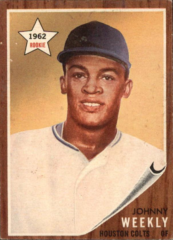 1962 Topps #204 Johnny Weekly RC