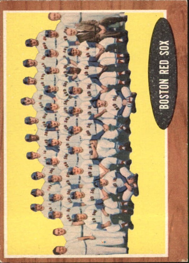 1962 Topps #334 Boston Red Sox TC