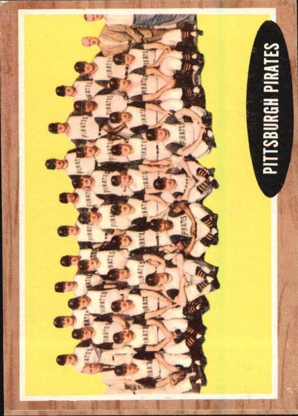 1962 Topps #409 Pittsburgh Pirates TC