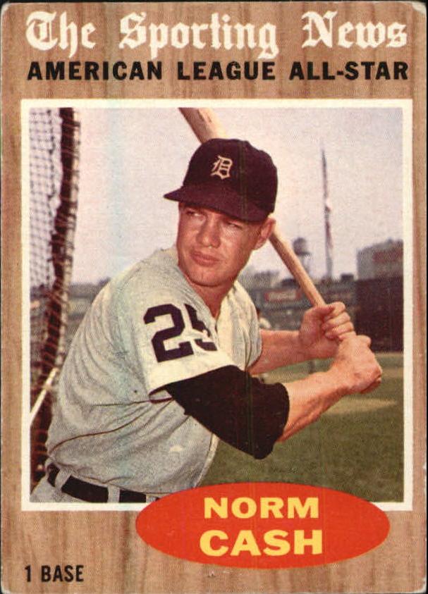 1962 Topps #466 Norm Cash AS