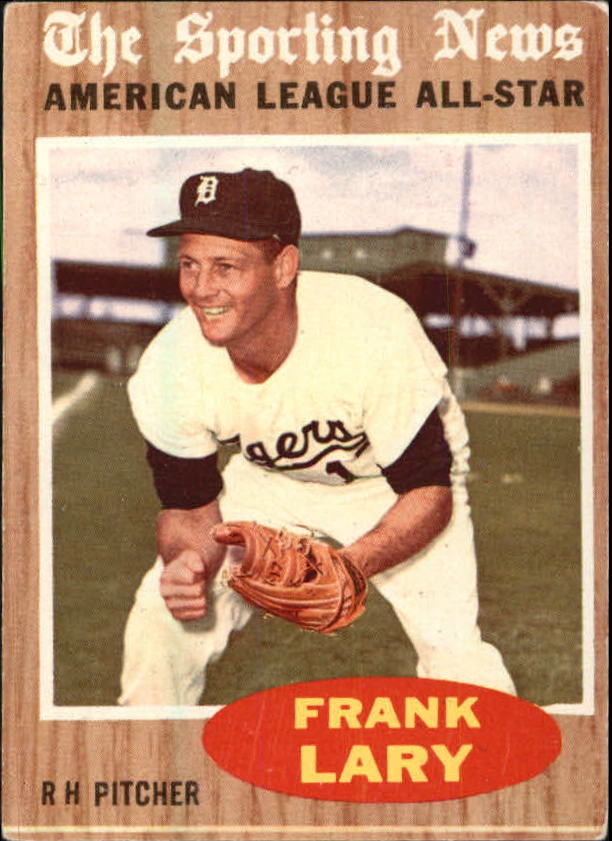 1962 Topps #474 Frank Lary AS
