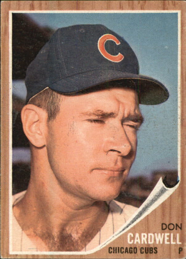 1962 Topps #495 Don Cardwell