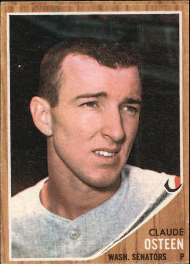 1962 Topps #501 Claude Osteen