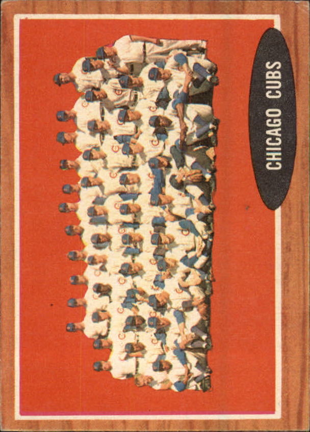 1962 Topps #552 Chicago Cubs TC