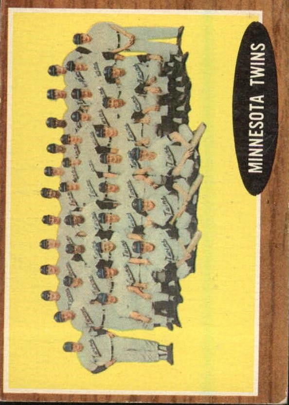 1962 Topps #584 Minnesota Twins TC SP