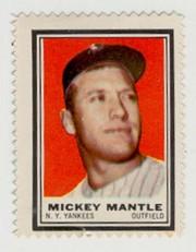 1962 Topps Stamps 88 Mickey Mantle o c NM