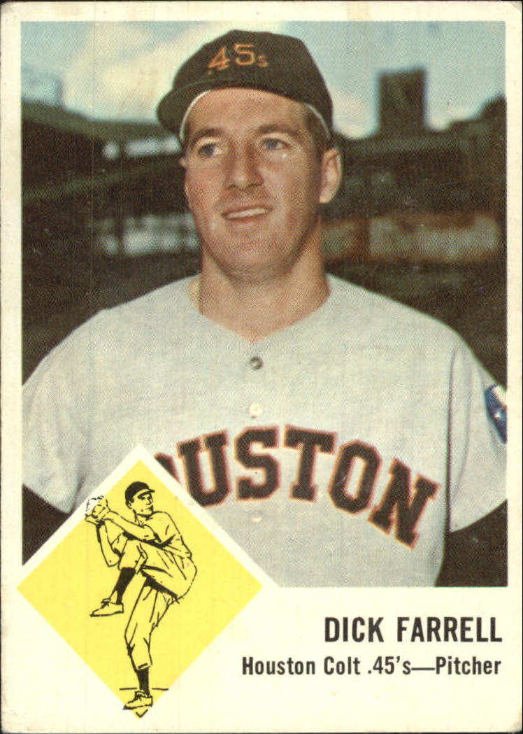 1963 Fleer #38 Dick Farrell