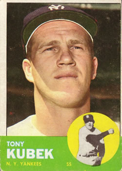 1963 Topps #20 Tony Kubek