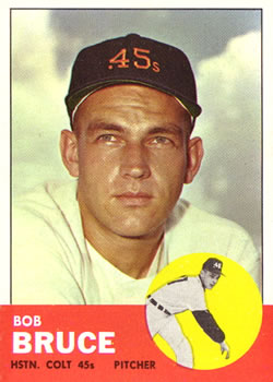 1963 Topps #24 Bob Bruce