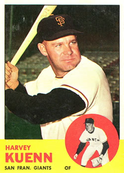 1963 Topps #30 Harvey Kuenn