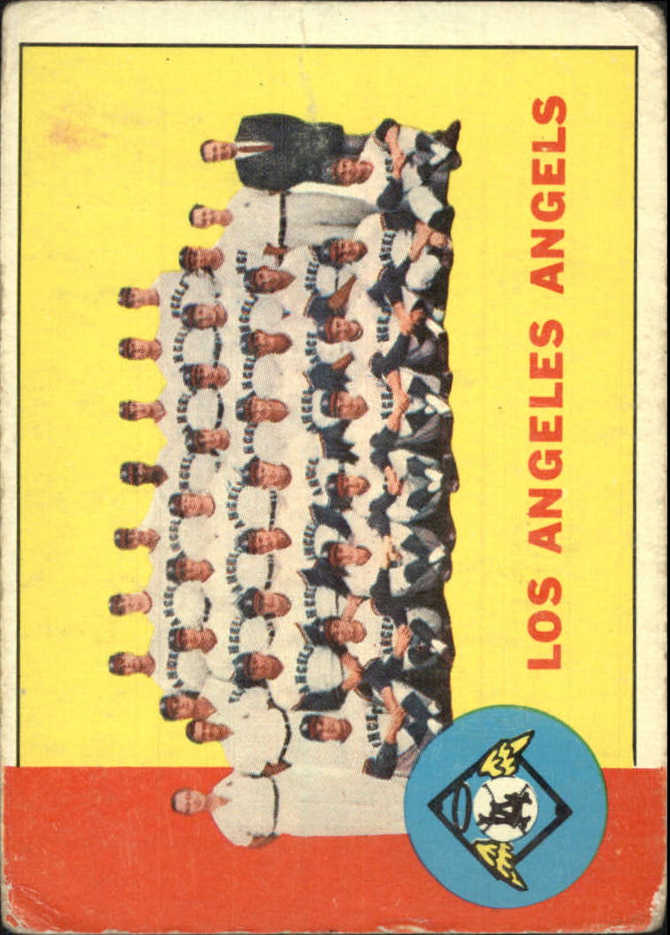 1963 Topps #39 Los Angeles Angels TC