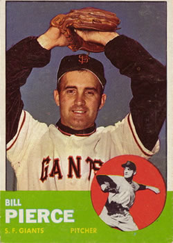 1963 Topps #50 Billy Pierce