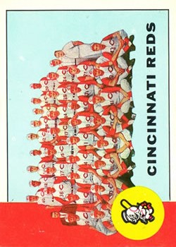 1963 Topps #63 Cincinnati Reds TC