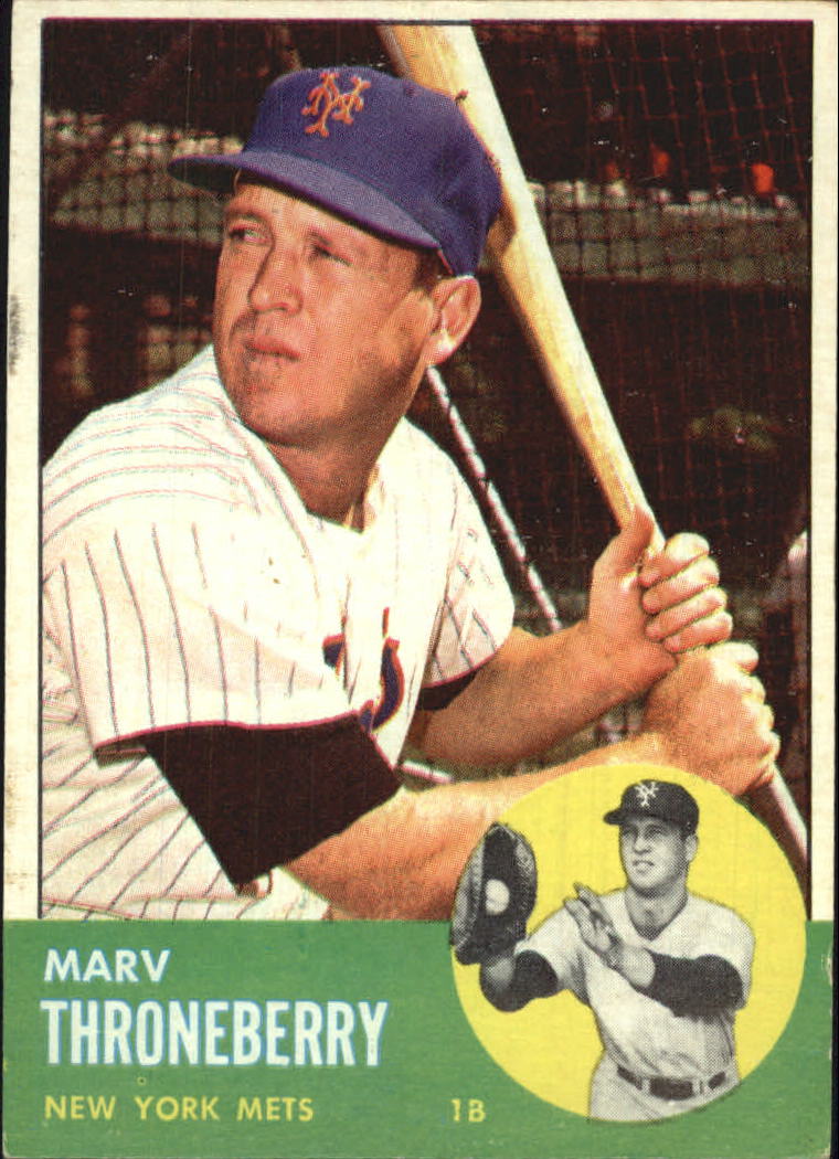 1963 Topps #78 Marv Throneberry