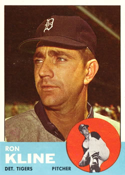 1963 Topps #84 Ron Kline