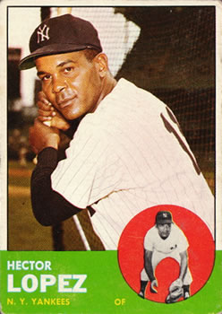 1963 Topps #92 Hector Lopez