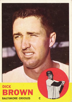 1963 Topps #112 Dick Brown