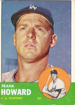 1963 Topps #123 Frank Howard