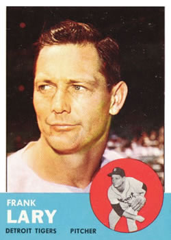 1963 Topps #140 Frank Lary