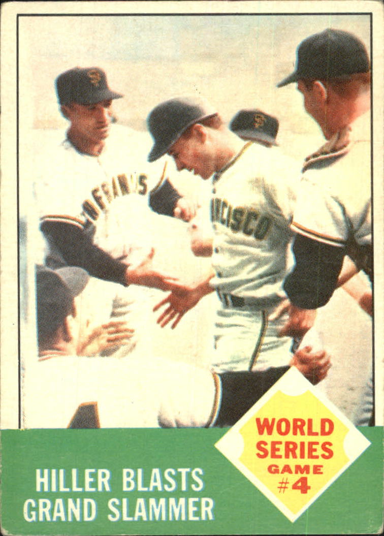 1963 Topps #145 World Series Game 4/Chuck Hiller