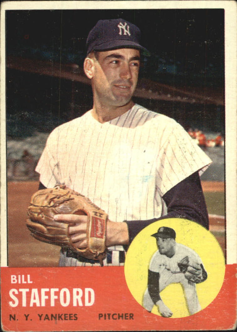 1963 Topps #155 Bill Stafford