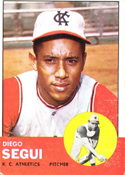 1963 Topps #157 Diego Segui RC