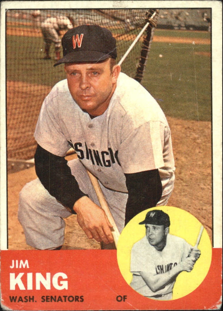 1963 Topps #176 Jim King