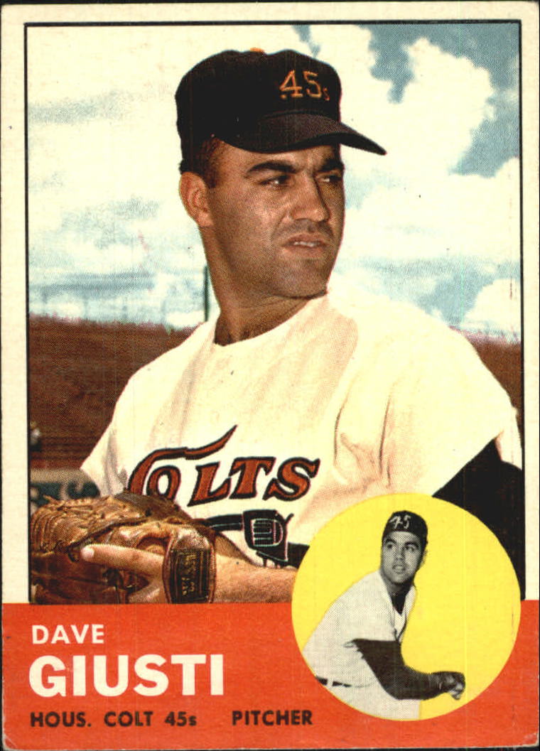 1963 Topps #189 Dave Giusti