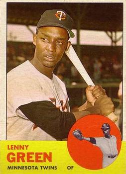 1963 Topps #198 Lenny Green