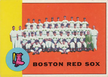 1963 Topps #202 Boston Red Sox TC