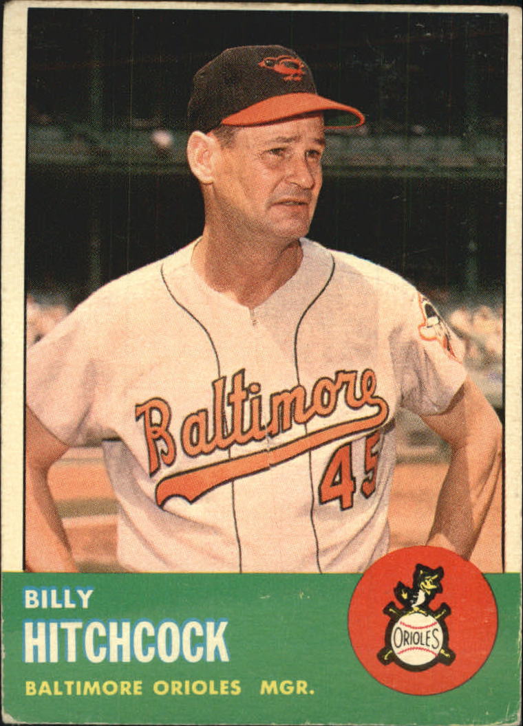 1963 Topps #213 Billy Hitchcock MG