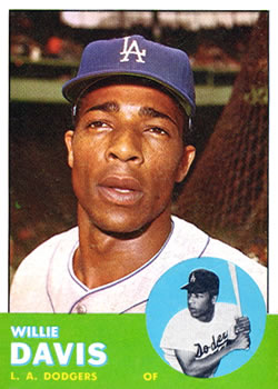 1963 Topps #229 Willie Davis