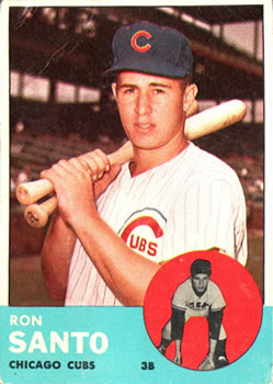1963 Topps #252 Ron Santo