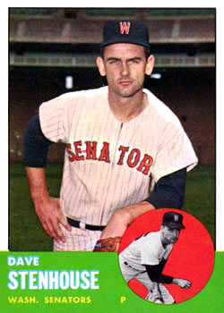 1963 Topps #263 Dave Stenhouse