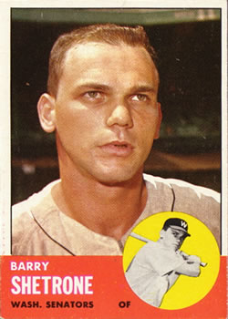 1963 Topps #276 Barry Shetrone